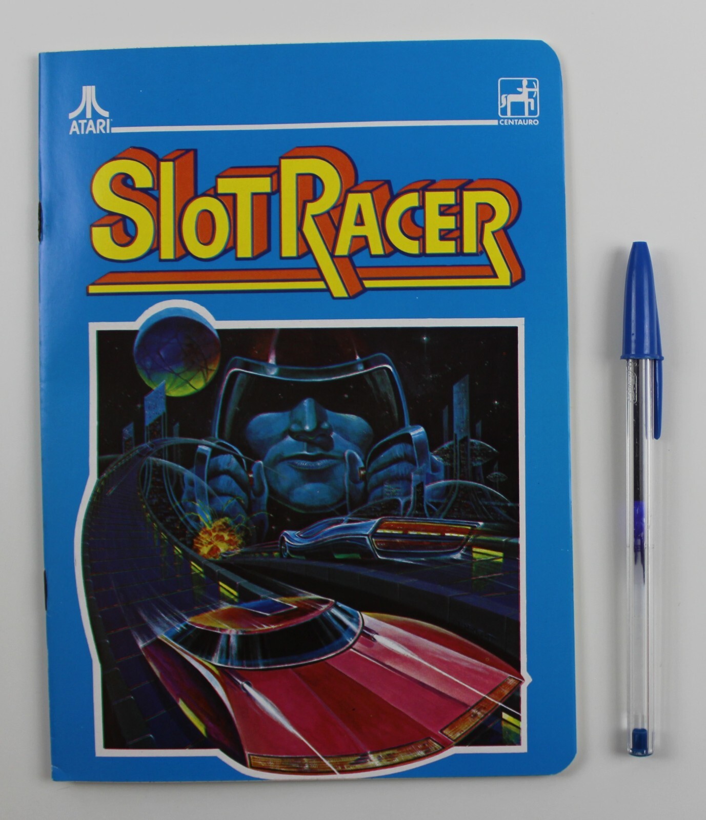 1982 ATARI SLOT RACER School Notebook 8.5″ x 6″ Spain Vintage Unused VERY RARE