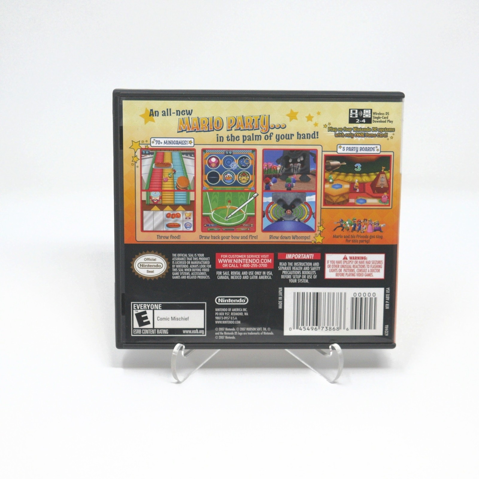 Mario Party DS – CIB – Very Good Condition – Tested & Working – DS