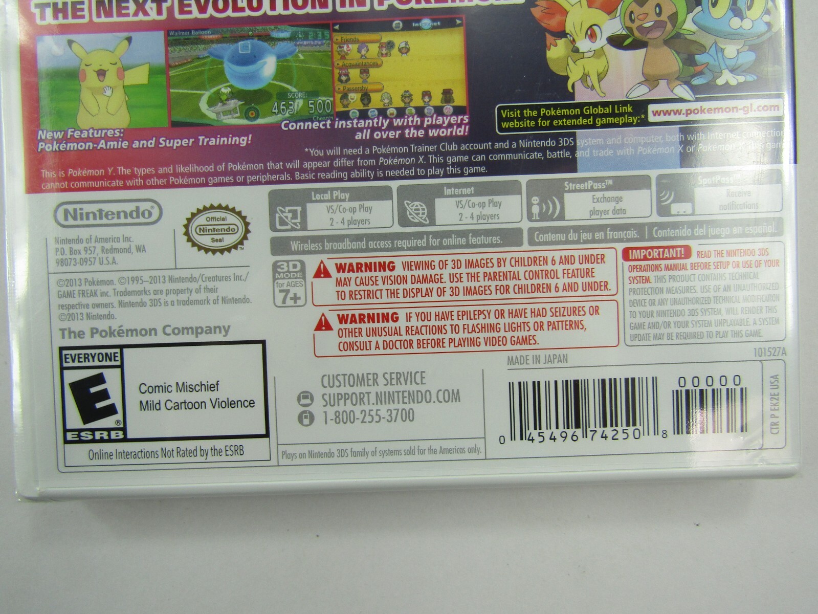 Pokemon Y Nintendo 3DS Video Game The Pokemon Company New Sealed