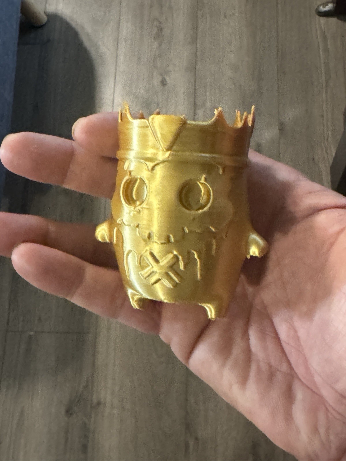 Gold King Spirit – 3D Printed 3.5”X2.5”X2” (it Feels Solid! :)
