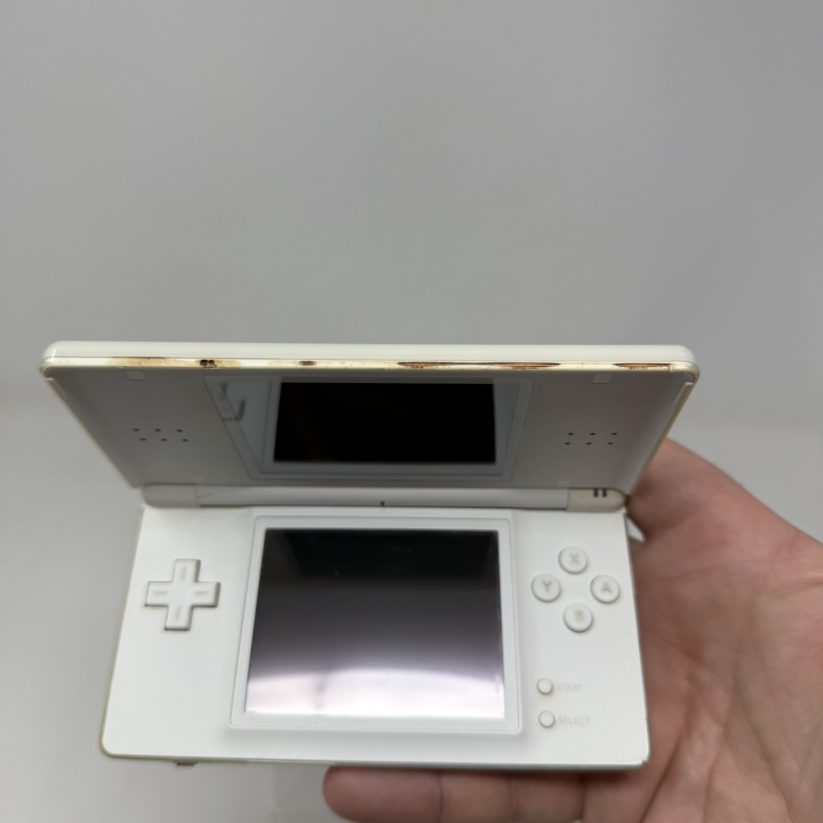 Nintendo DS Lite Handheld Console – White w/ Stylus Tested and Working