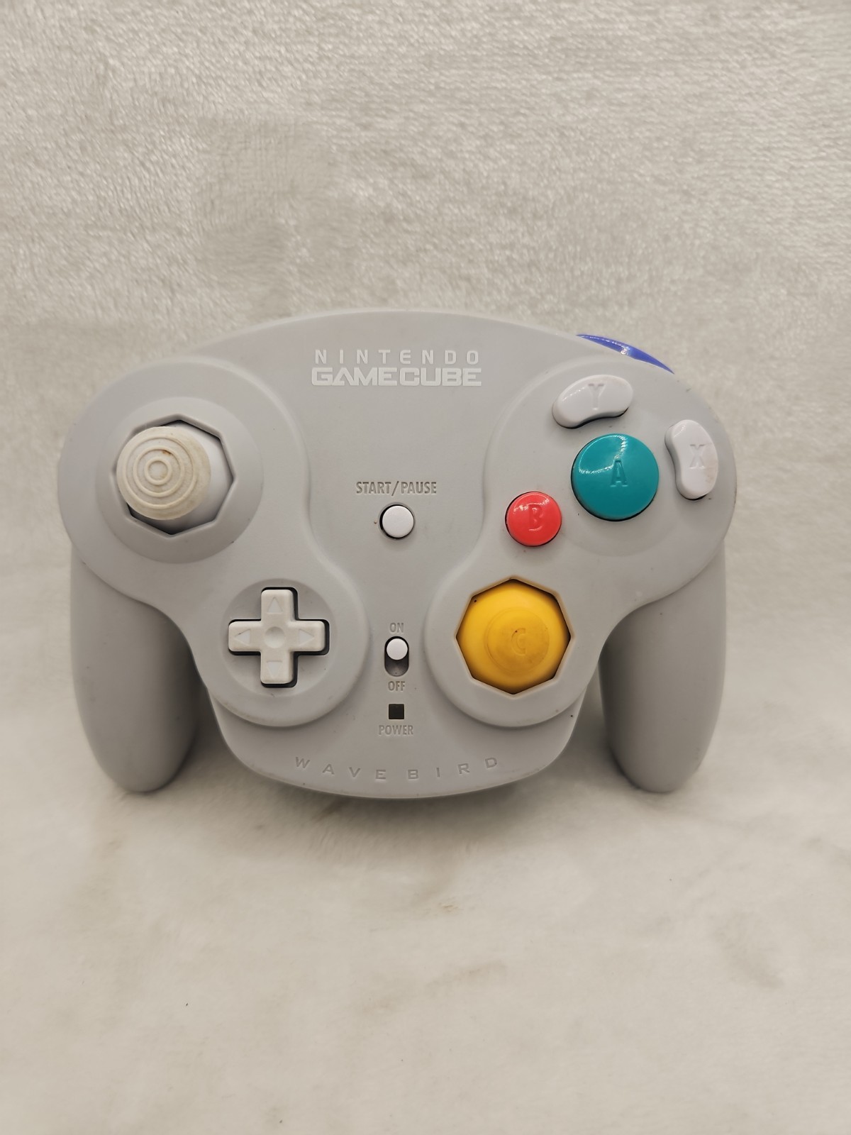Nintendo Model No. DOL-004 WaveBird Wireless Controller – Grey No Reciver