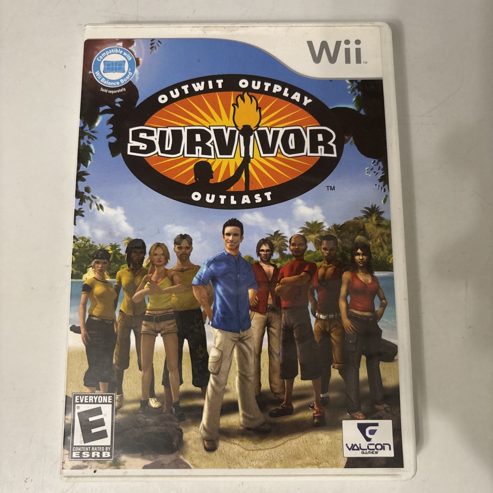 Survivor Wii Game 2010 Outwit Outplay Outlast Nintendo Wii Complete in Box CIB