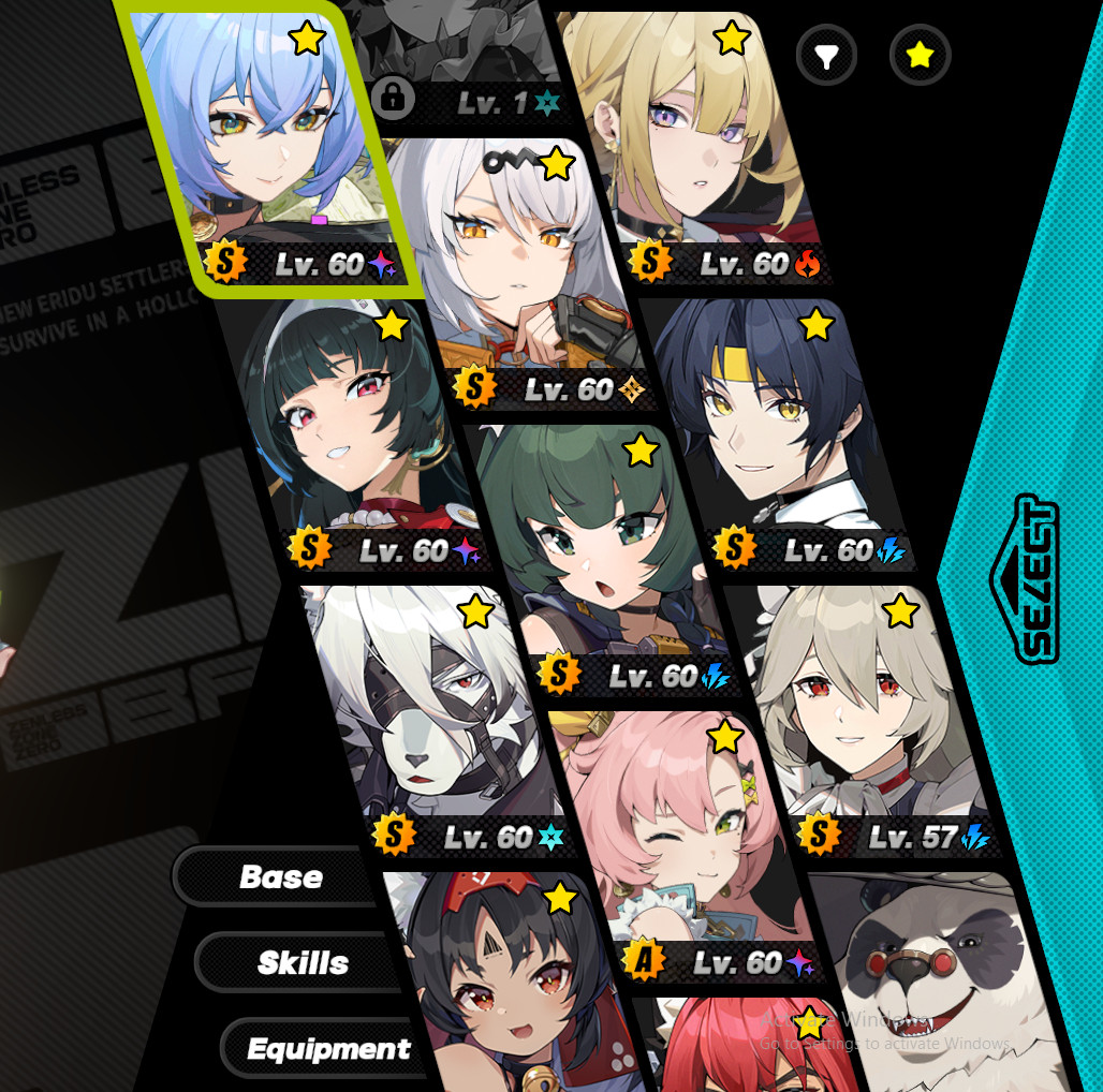 Zenless zone zero Evelyn E2 + Runa E1 + Male MC
