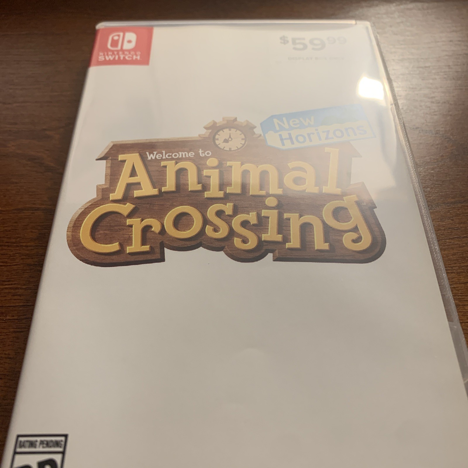 Animal Crossing New Horizons Nintendo Switch – Authentic RARE – Display Box ONLY