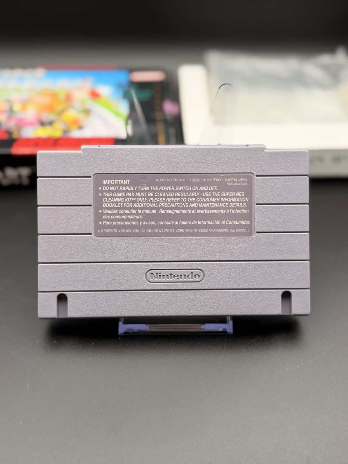 Super Mario Kart (Nintendo SNES, 1992) CIB Game, manual, box Tested