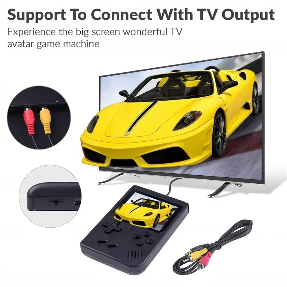 New Mini Retro Video Game Console 400 Games Portable Handheld Kids Games Console