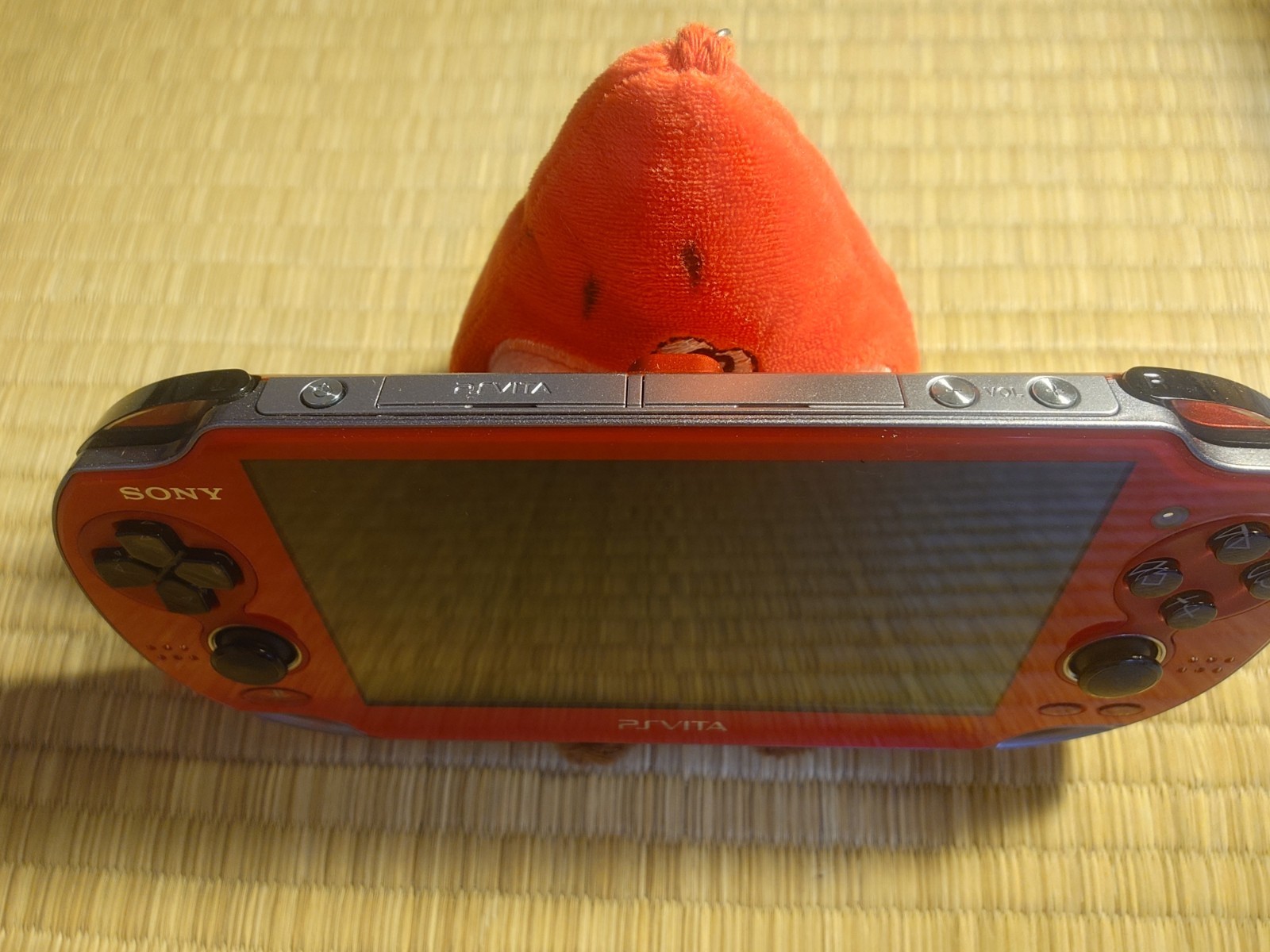 Sony PS Vita PCH-1000 Red Console Tested Working 8GB Memory Card NTSC-J Japan