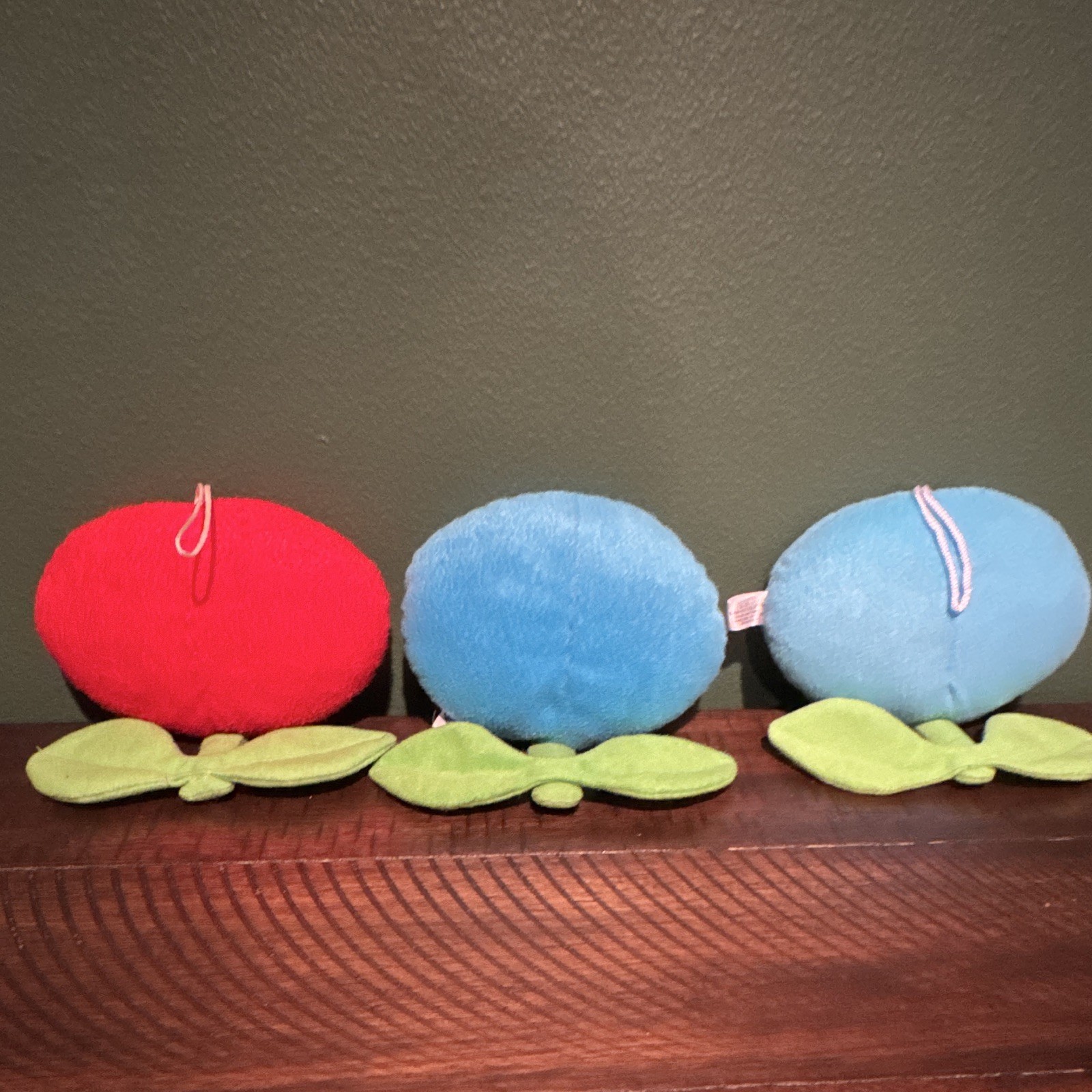 Sanei Super Mario Bros Fire Flower & Ice Flower Plush Toy Set