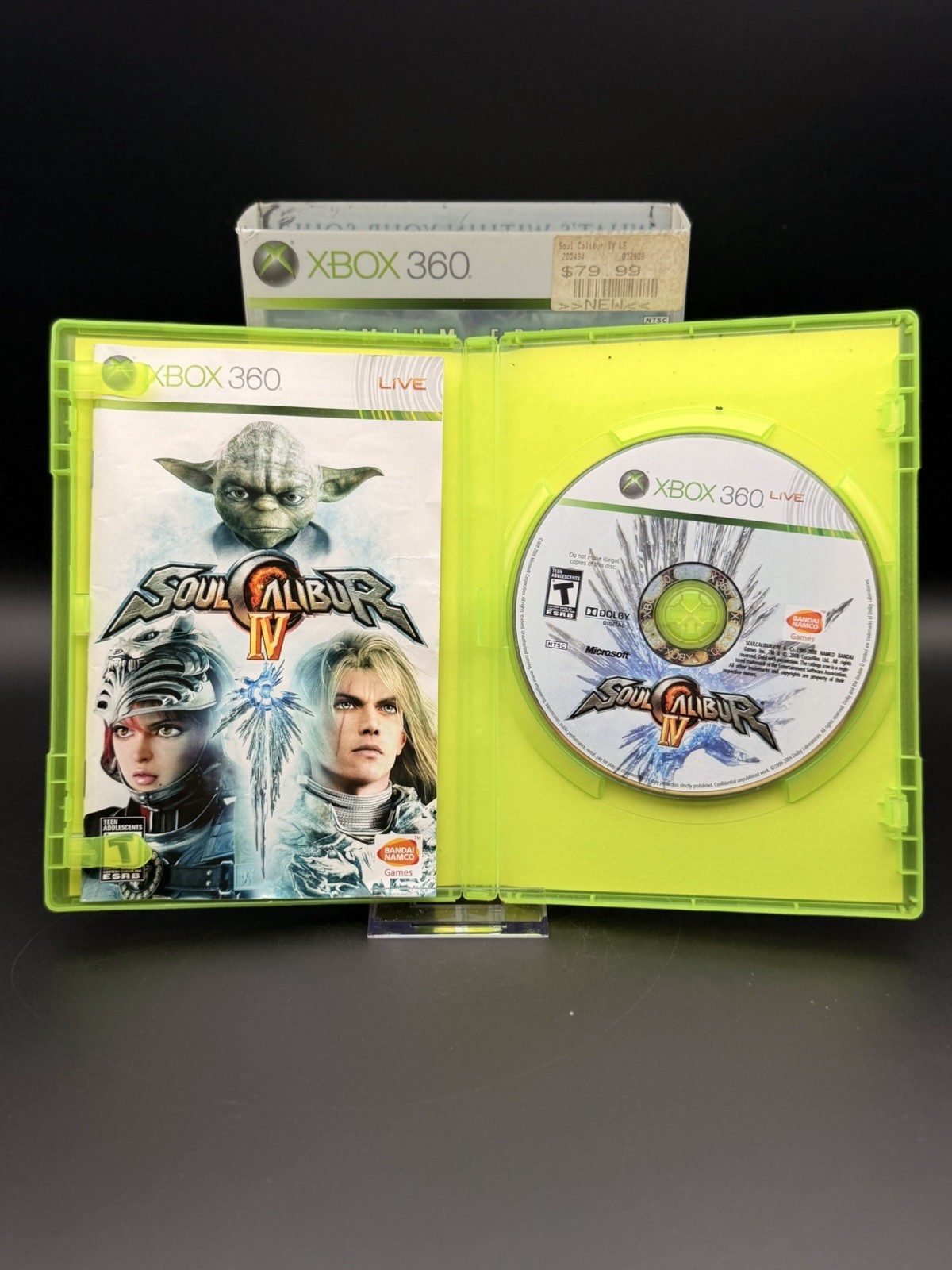 Soul Calibur IV — Premium Edition (Microsoft Xbox 360, 2008) With T Shirt