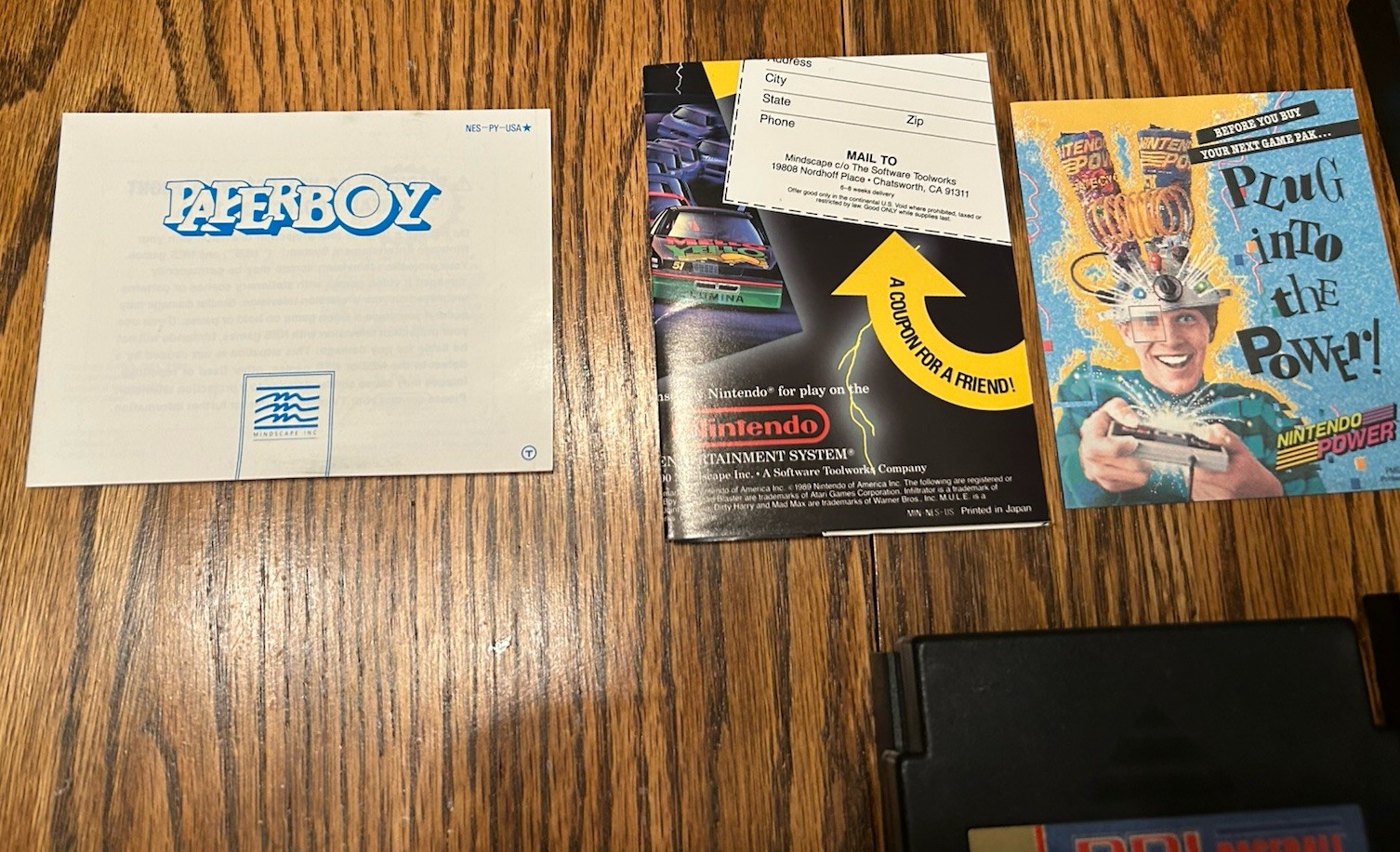 Nintendo NES-101 Top Loader Console System Only Untested Dino Riki Paperboy RBI