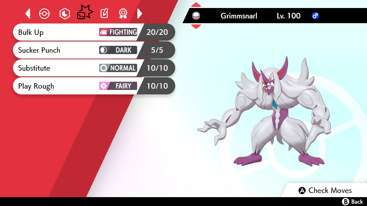 Pokemon Grimmsnarl Best Stats 6IV Best EVs & Nature 🌟Shiny🌟 Battle Ready Home