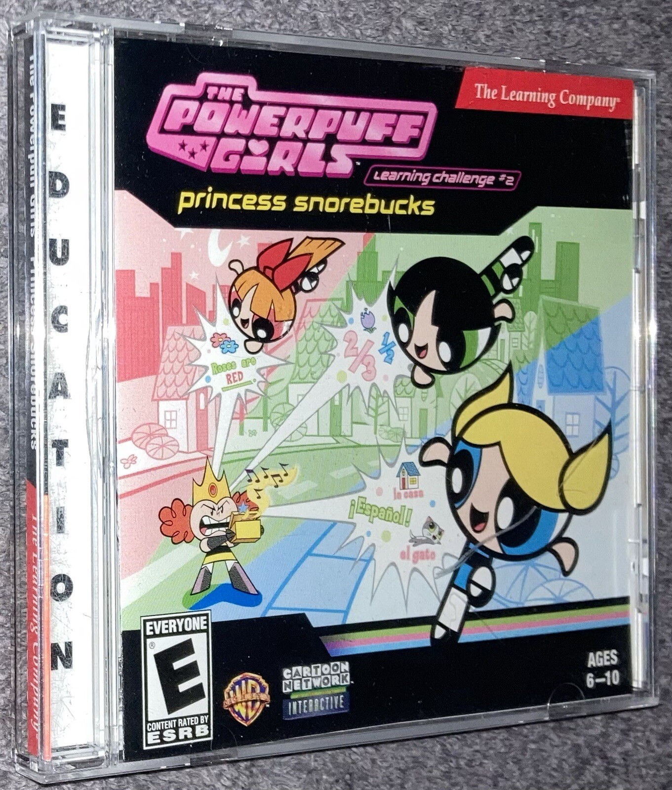 The Powerpuff Girls PC CD-ROM Princess Snorebucks Learning Challenge #2