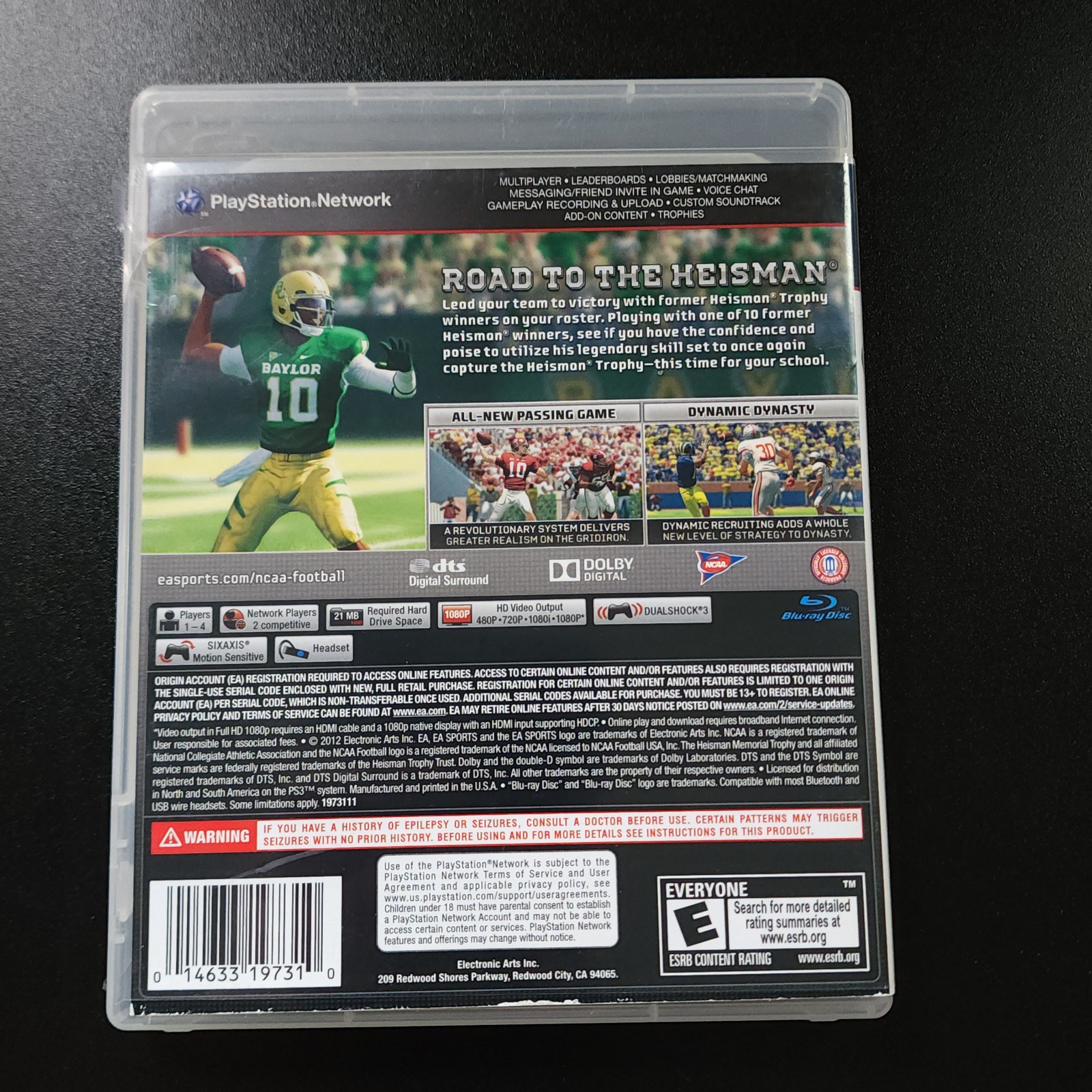 NCAA Football 13 (Sony PlayStation 3, 2012)