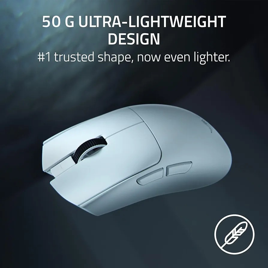 Razer Viper V4 Pro White – Ultra-lightweight Wireless Esports Gaming Mouse