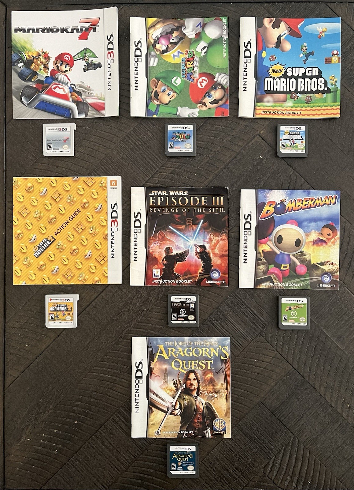 Nintendo DS 3DS Games – Mario Kart, Super Mario 64, Super Mario Bros, Star Wars