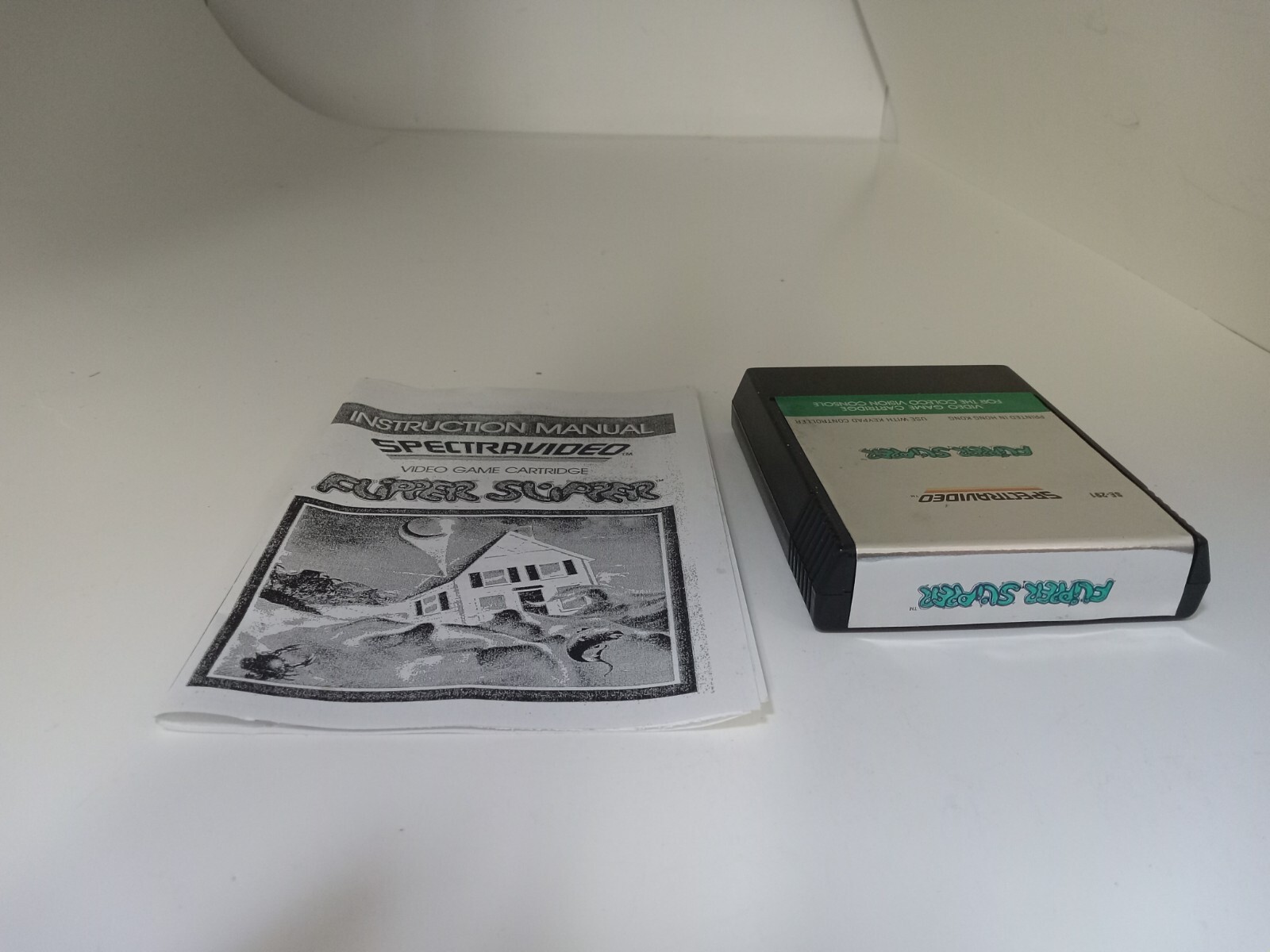 Flipper Slipper SpectraVideo Game for Colecovision Cartridge & Copied Manual