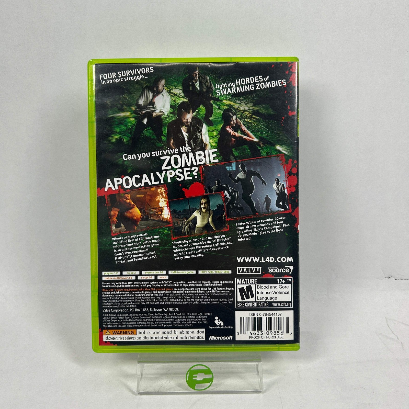 Left 4 Dead (Microsoft Xbox 360, 2008)