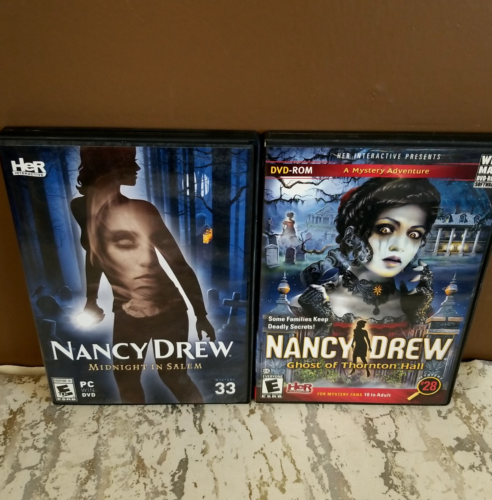 Nancy Drew PC Game Lot of 11 Mystery Adventures CD/DVD ROM w/Multi Disc Set