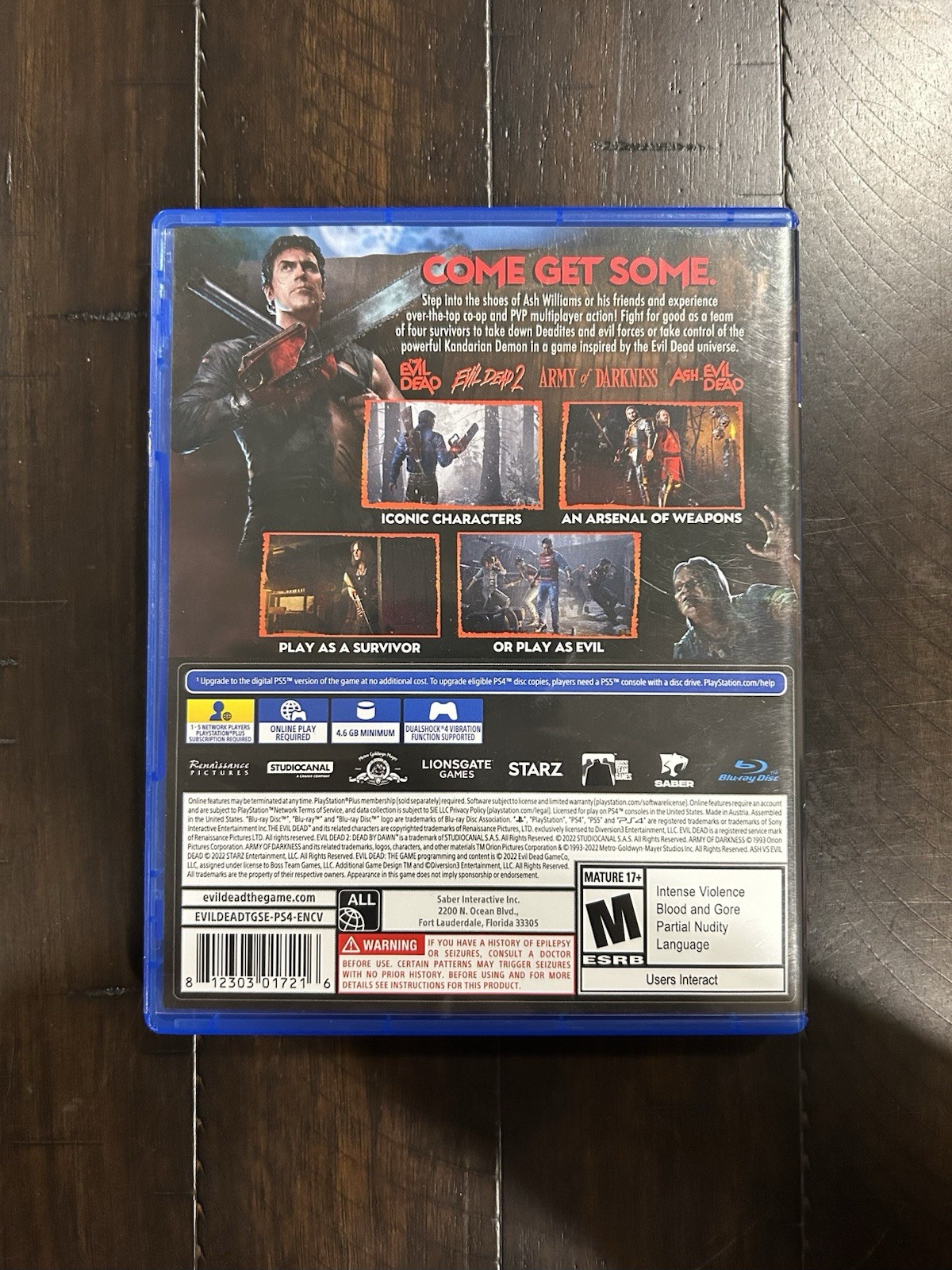 Evil Dead: The Game (Sony Playstation 4/PS4) – COMPLETE/CIB