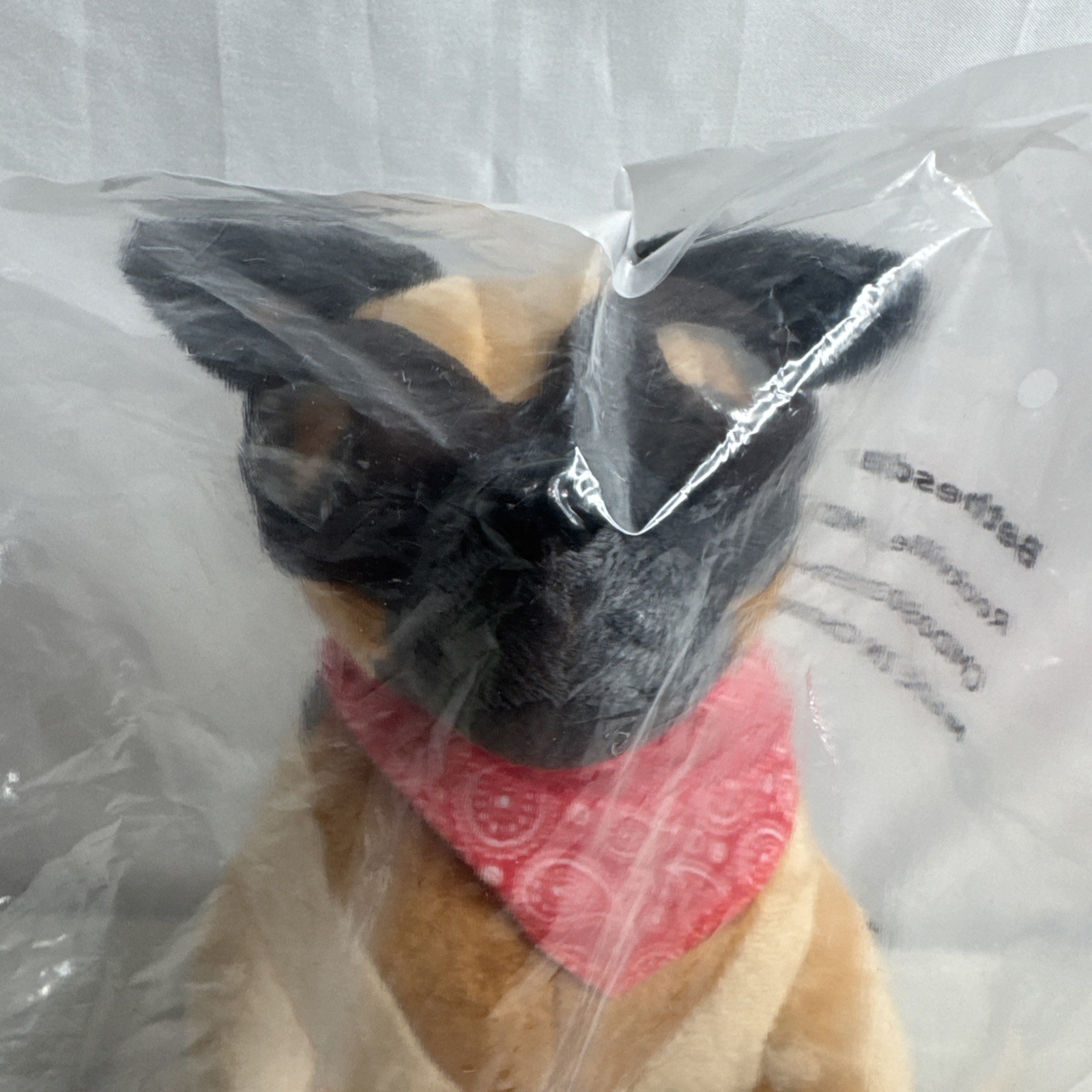 Fallout 4 Dogmeat Sitting Plush Toy Dog Bandana & Goggles 11″ Bethesda 2015 NEW