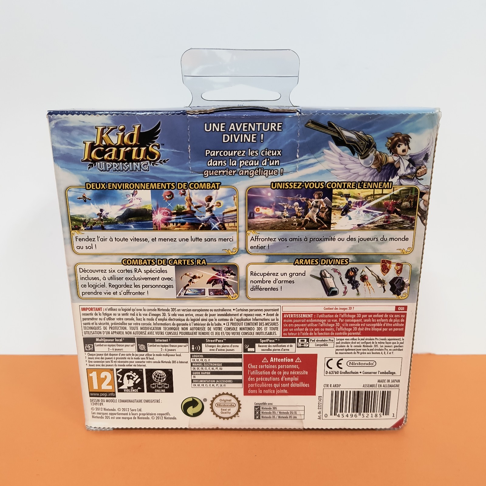 KID ICARUS UPRISING NINTENDO 3DS PAL EU COMPLETE SEALED
