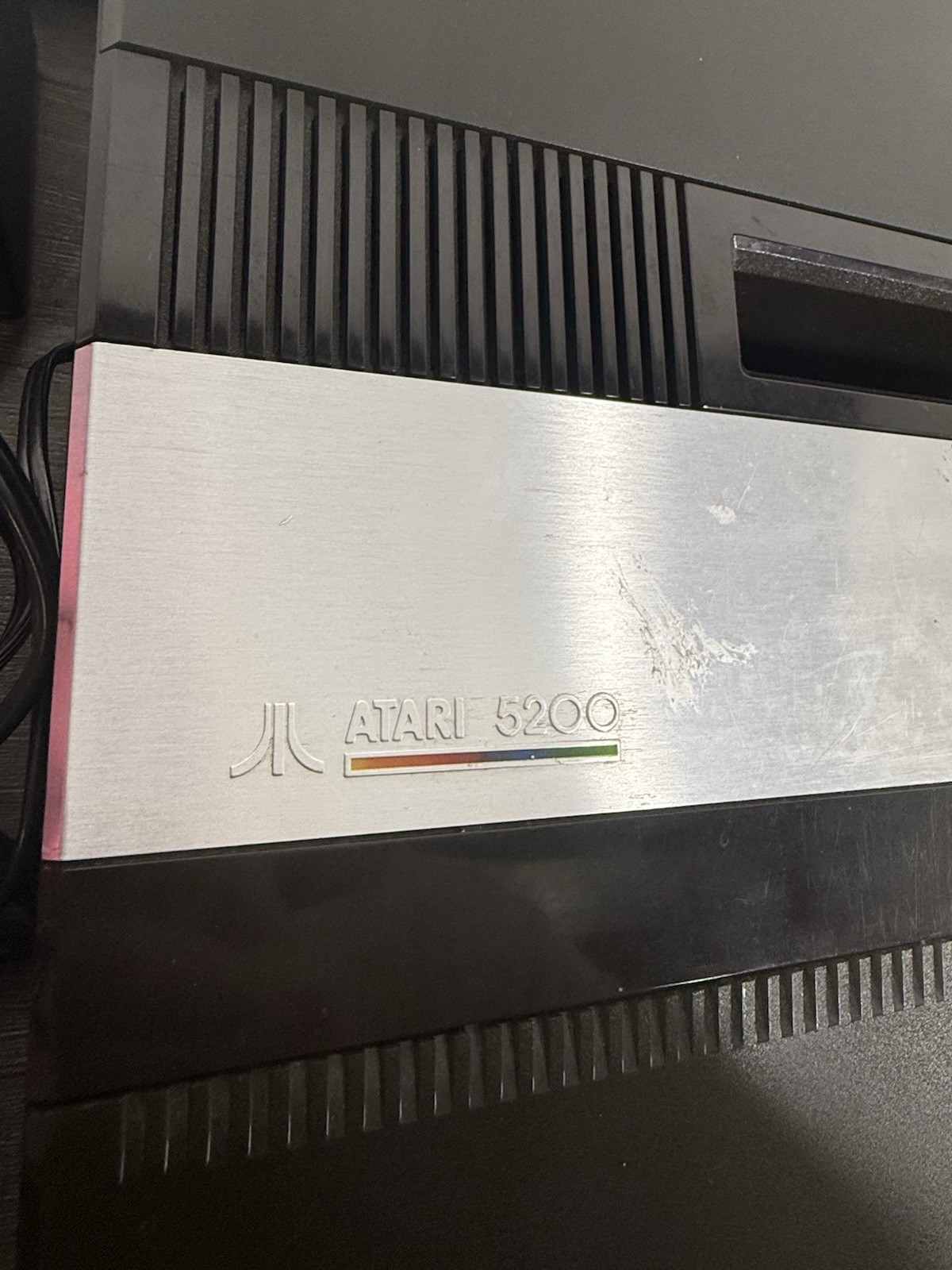 Atari 5200 2-Port Console w/ 2 Controllers, Power Cords, Frogger, Pac Man Bundle