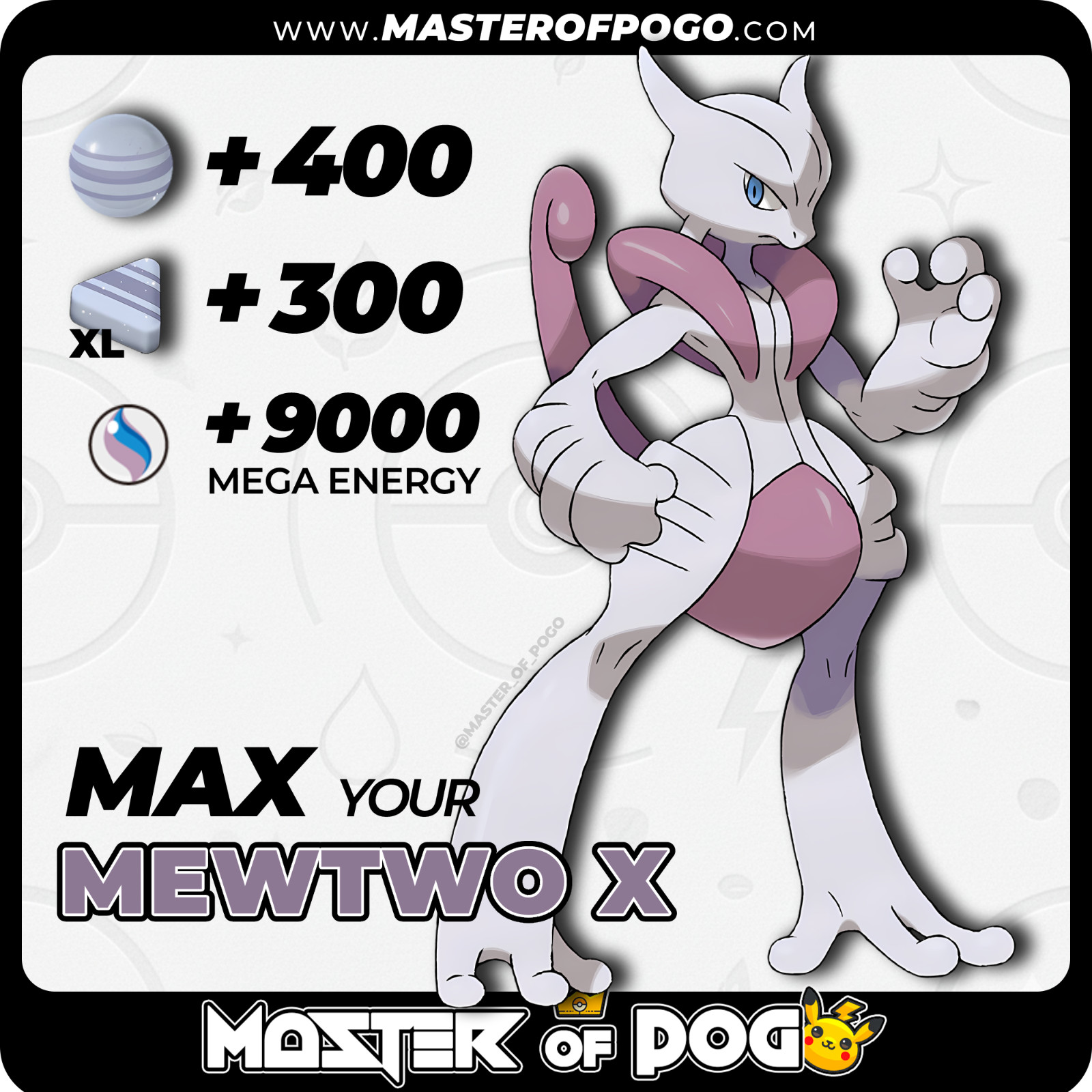 🍬 300 XL CANDY FARM for MEGA MEWTWO X · Pokemon GO 🍬