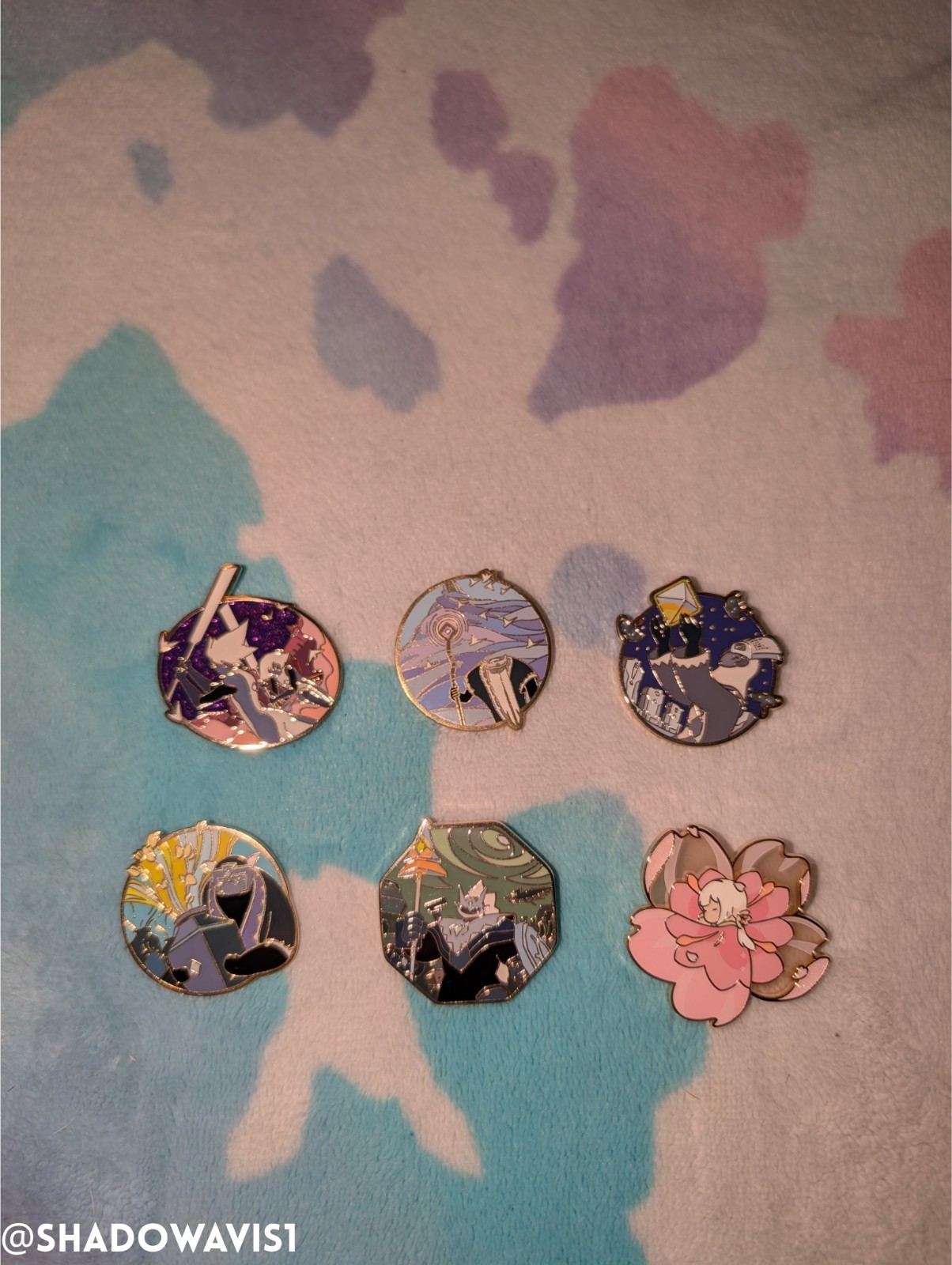 Sky: Children Of The Light – Acrylic Pins – **CAN NOT LINK** – Set Of 6