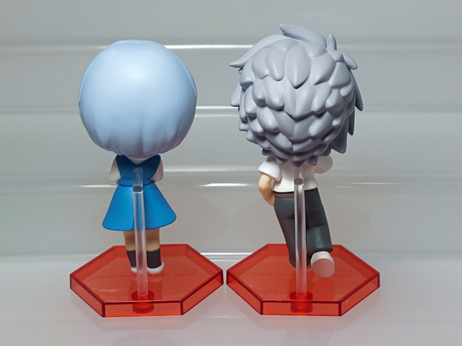 Neon Genesis Evangelion Mini Display Figure Ayanami Rei & Nagisa SEGA 3.1-3.2in