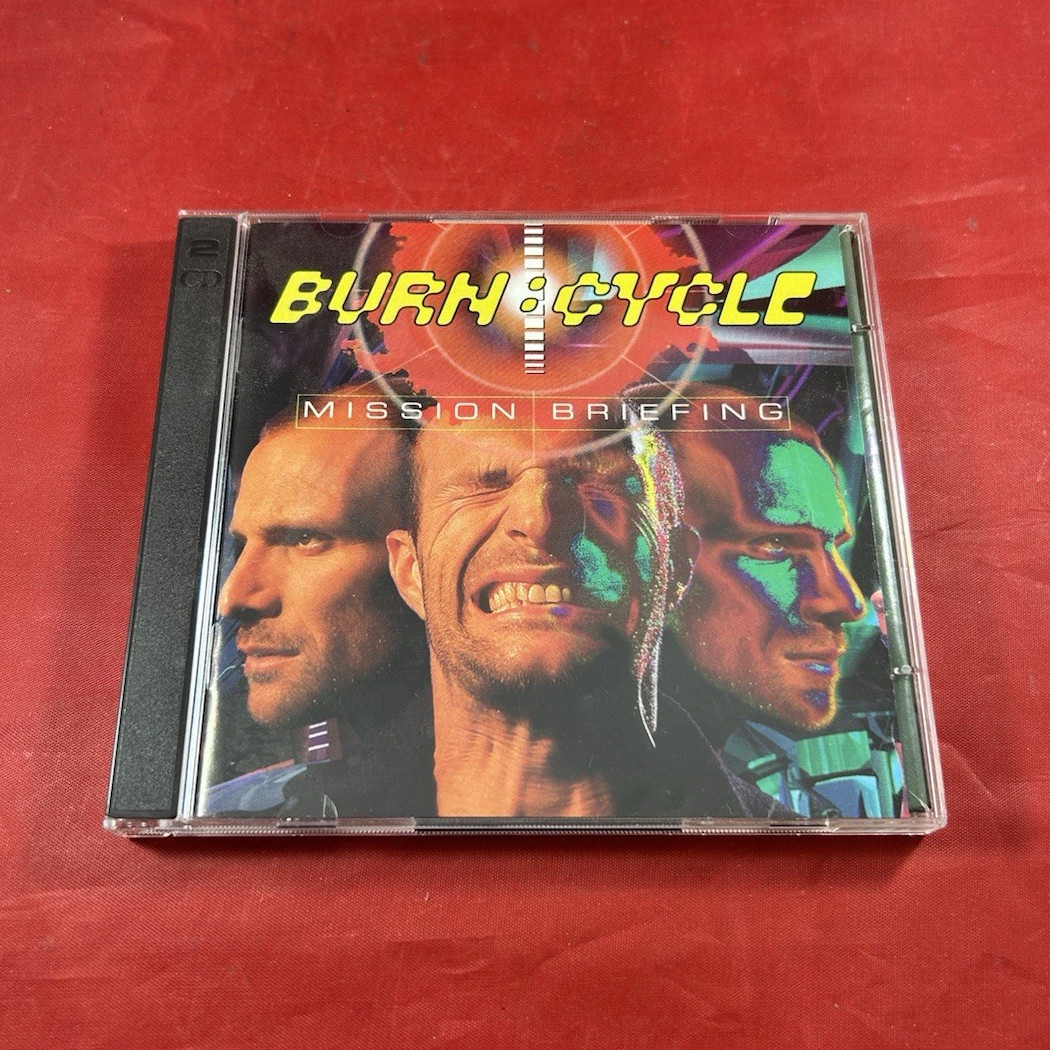 Burn:Cycle Philips CD-i PAL 1994 Philips Interactive Media Complete w/ MusicDisc
