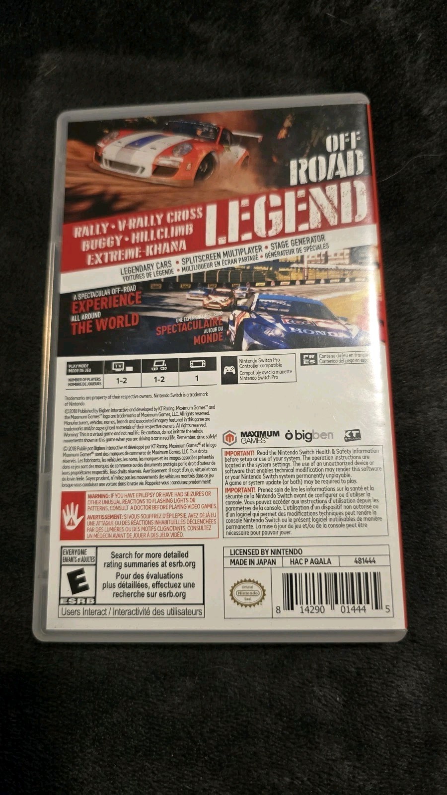 V-Rally 4 (Nintendo Switch, 2018)