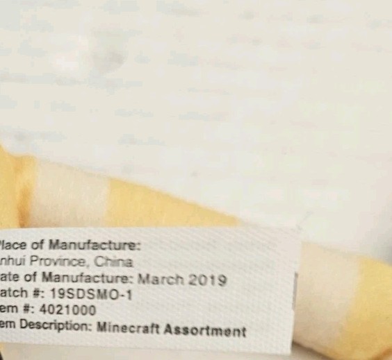Minecraft Ocelot Plush Stuffed Animal Toy Yellow Cat Game Mojang 9″ 2019