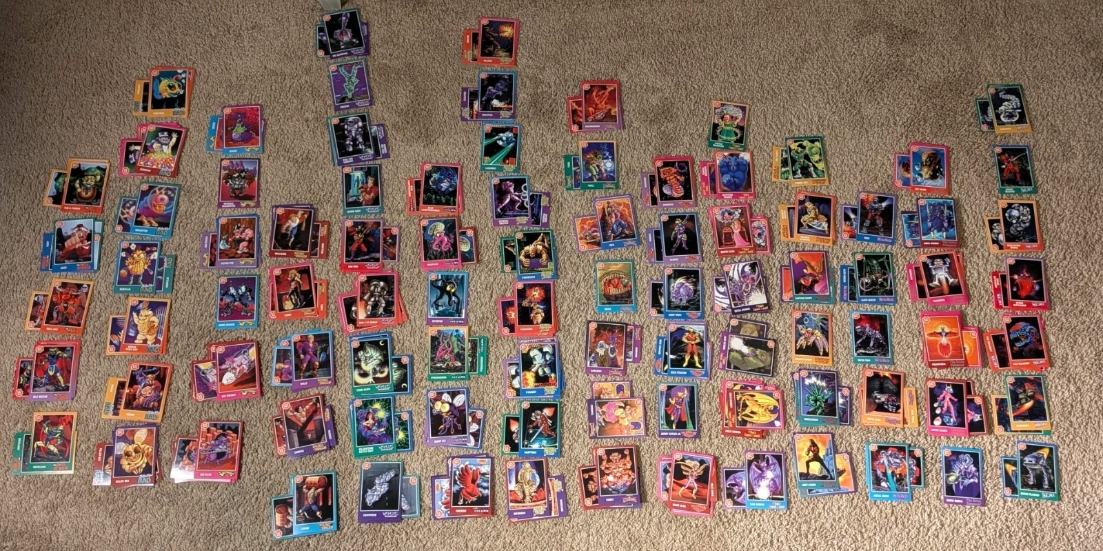 1992 Zap Pax NES NINTENDO Trading Cards. 14oz Of Cards. See Pics For Lot Details