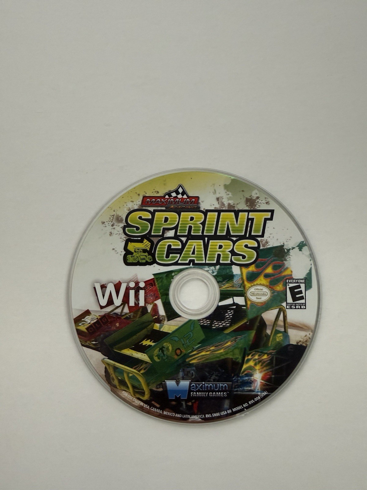Maximum Racing: Sprint Cars Nintendo Wii Complete Cib