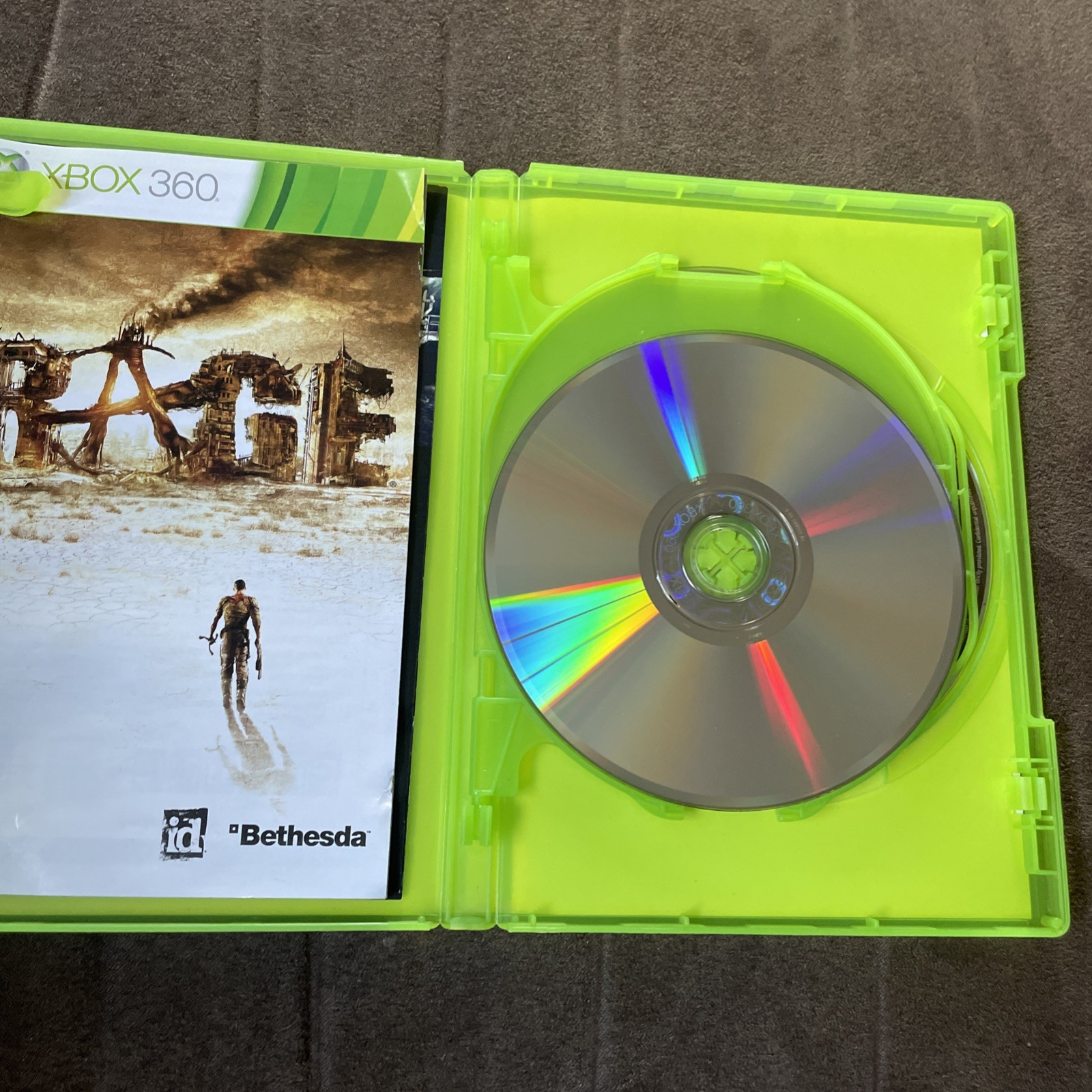 Rage (Microsoft Xbox 360, 2011) Complete
