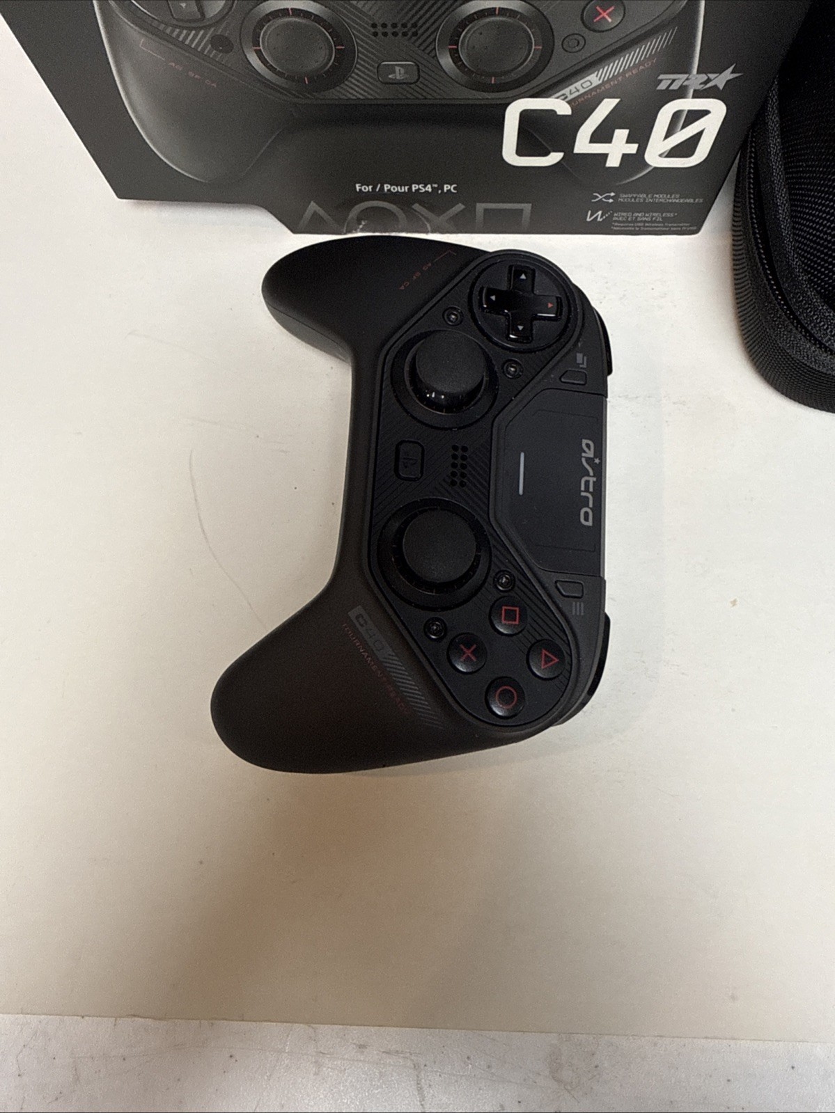 Astro Gaming C40 TR Wireless Controller for PlayStation 4 PS4 Black Clean!