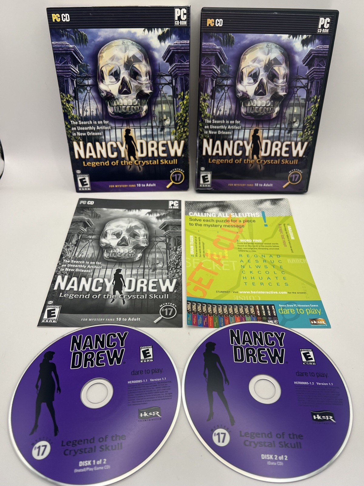 Nancy Drew PC Game Lot of 9 Big Box Adventure Mystery HER Interactive