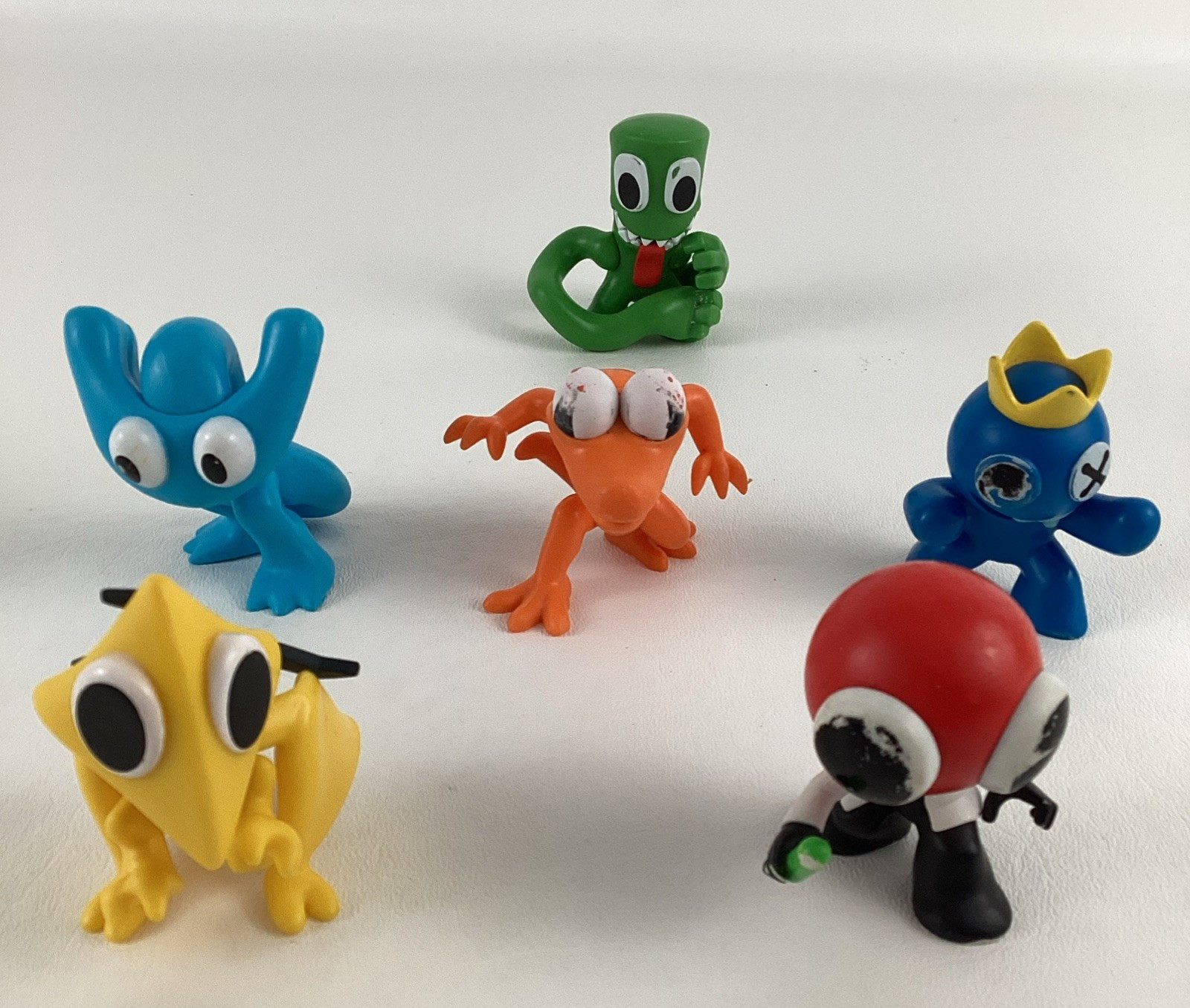 Rainbow Friends Roblox Survival Video Game PVC Figures Topper Lot Phatmojo 2023