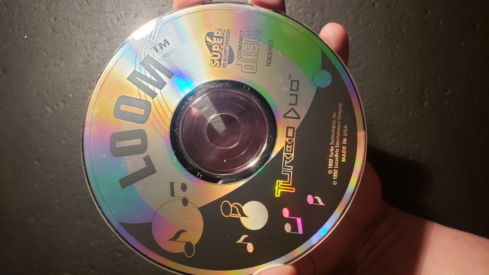 Loom (TurboGrafx-CD, TurboDuo, 1992) Authentic CIC Complete w/ Manual Tested