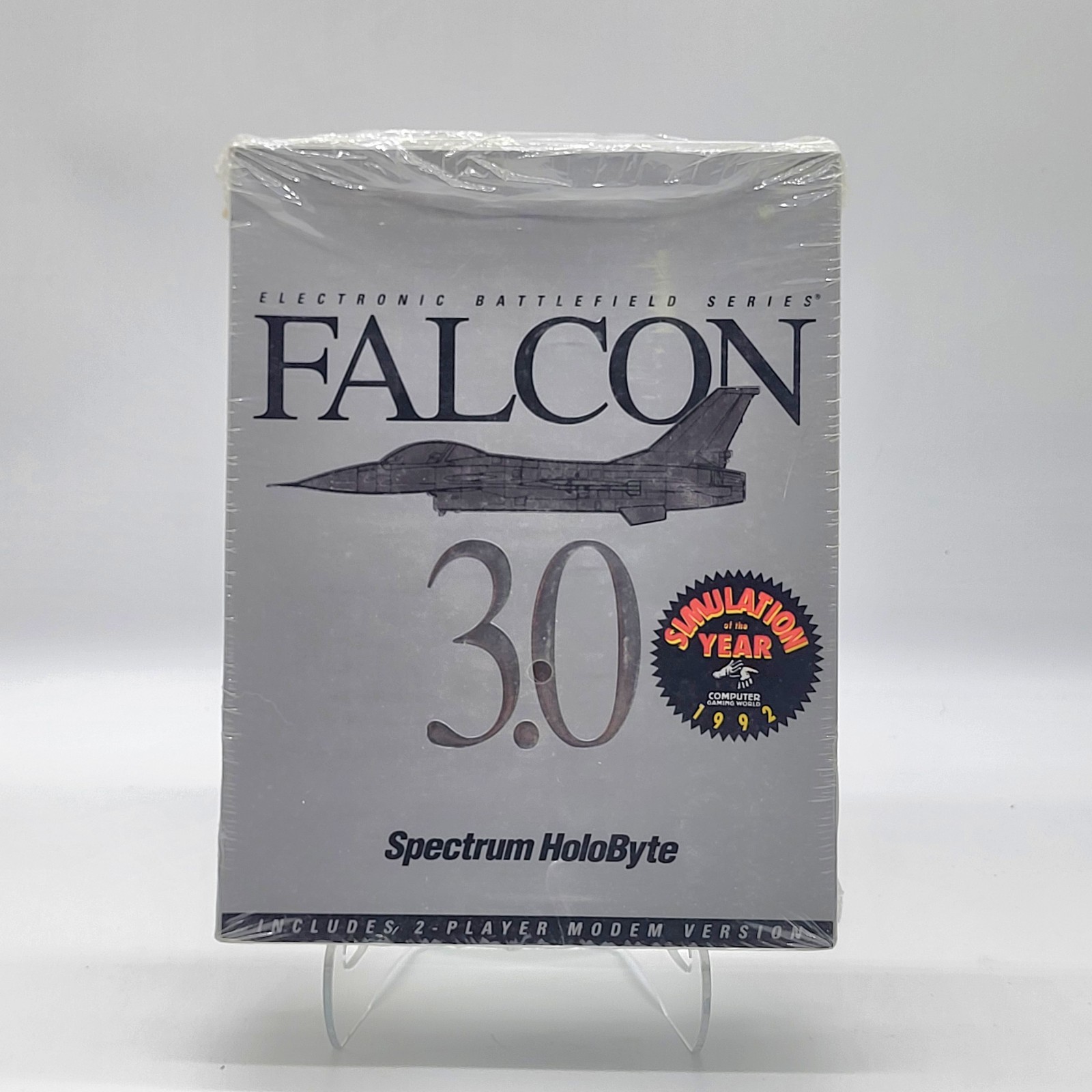Falcon 3.0 IBM PC Box Manual Maps Docs No Disks Spectrum Holobyte