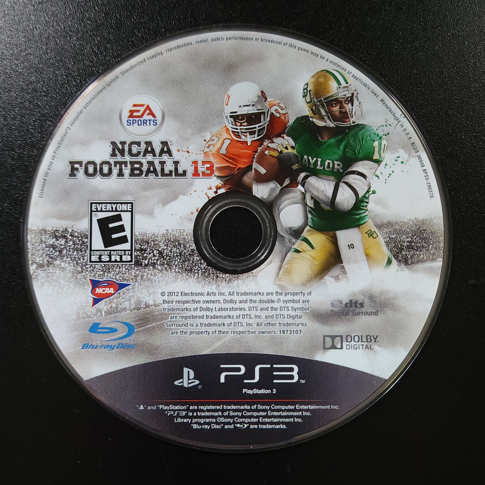 NCAA Football 13 (Sony PlayStation 3, 2012)
