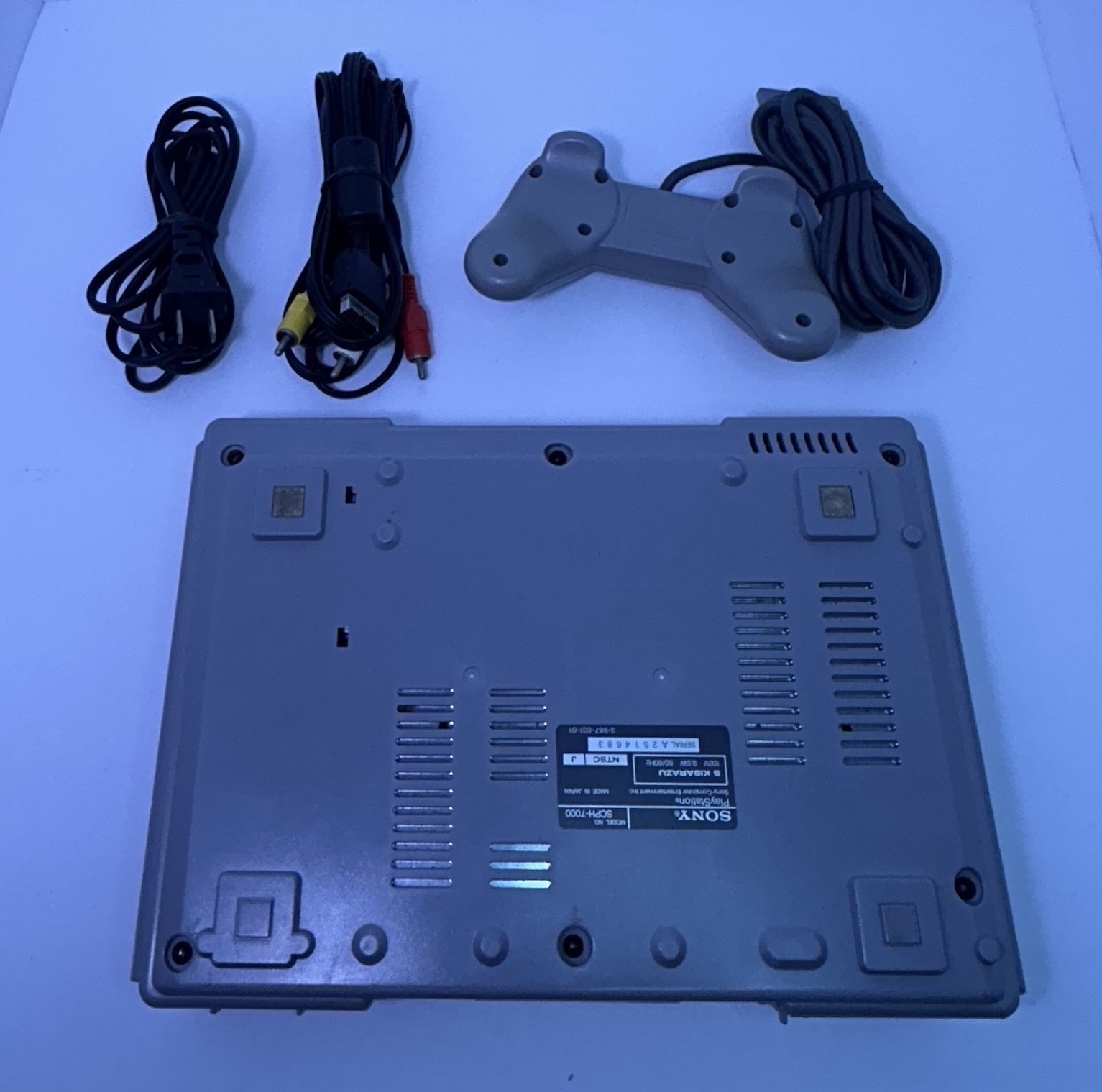 Sony PlayStation 1 SCPH-7000 Japanese Import – Boxed W/ Manual – Tested Working