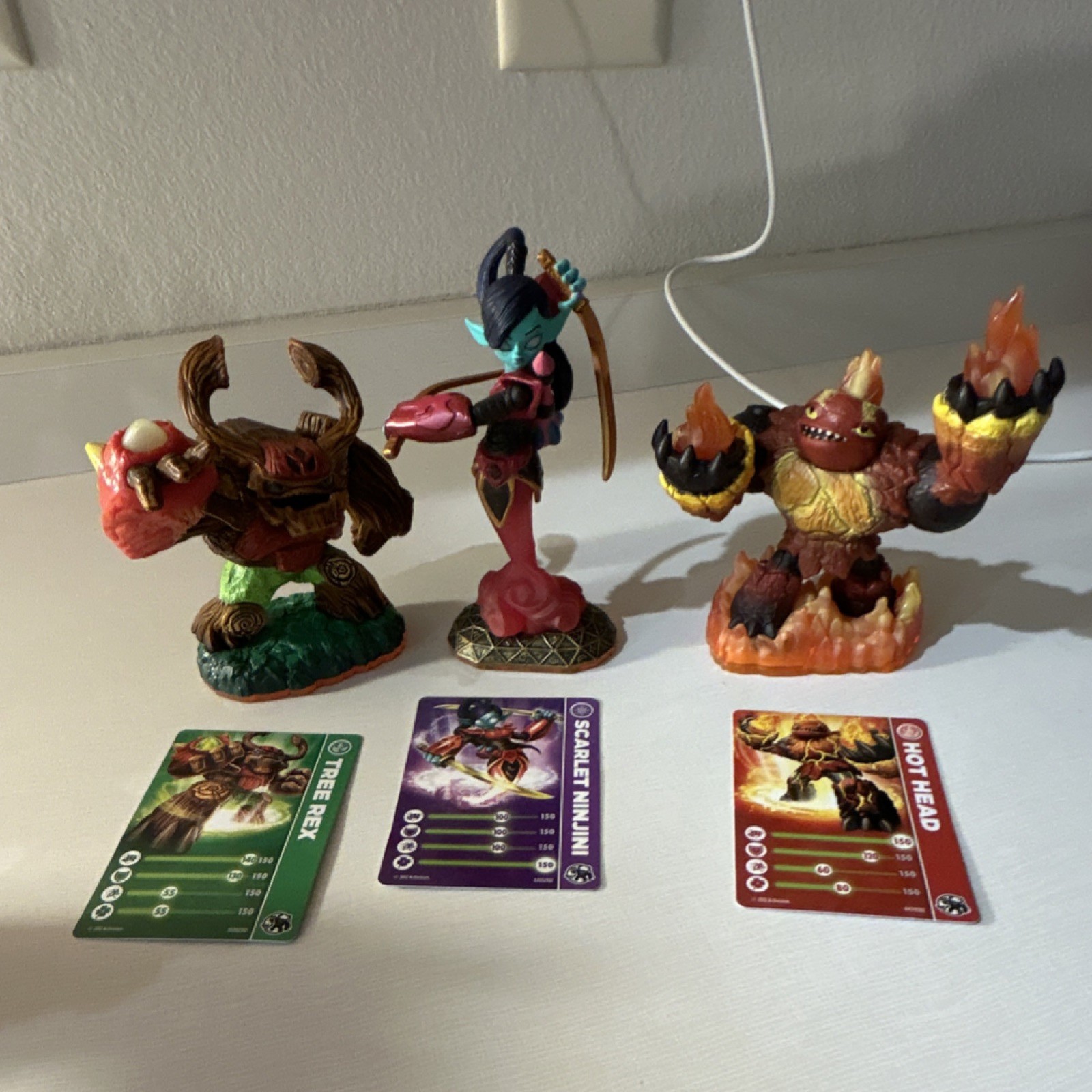 Activision Skylanders Giants Figure Lot Hot Head Swarm Bouncer Crusher Granite
