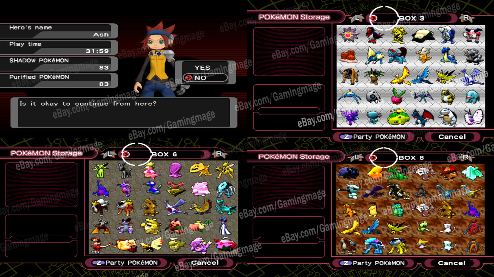 Pokemon XD 100% Ṥave Gamecube Memory Card! (NO GAME)