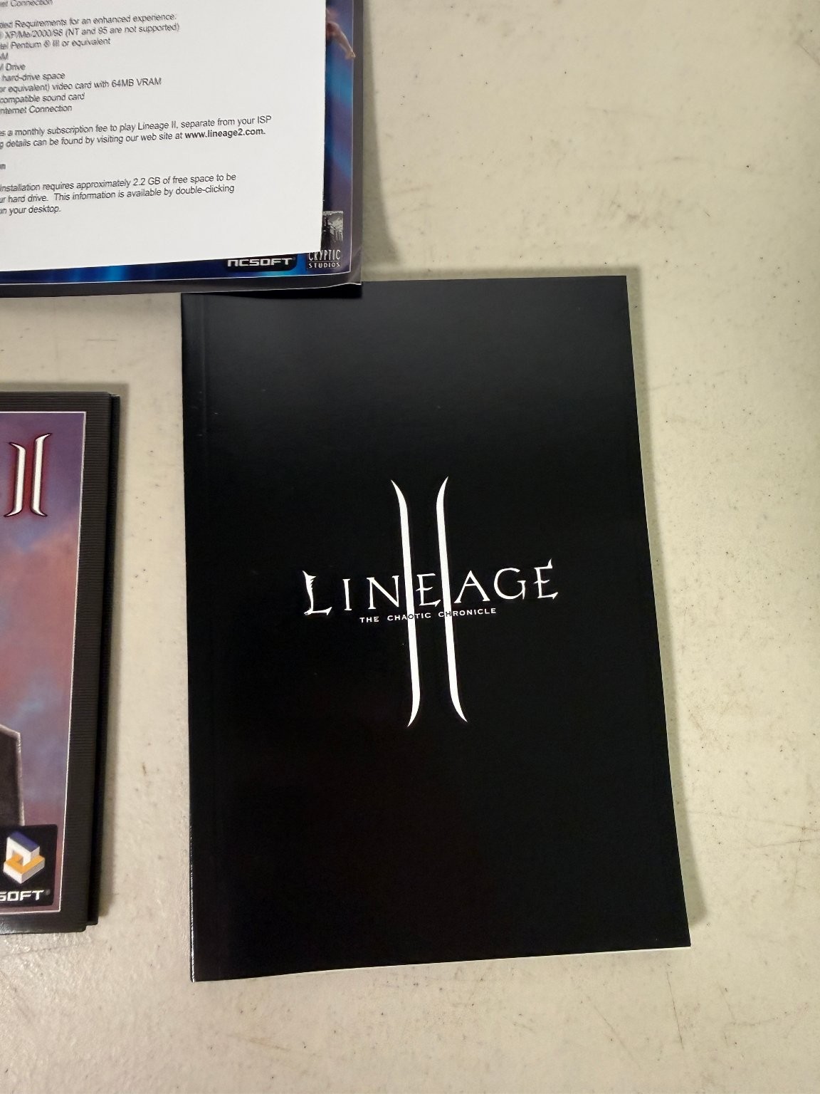 Lineage II The Chaotic Chronicle PC Video Game MMORPG Fantasy NCSoft