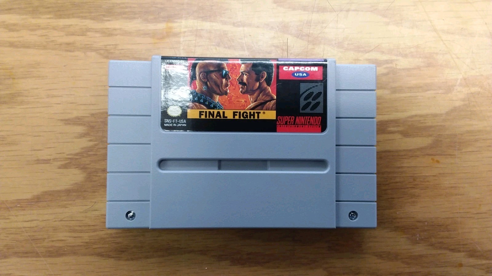 FINAL FIGHT (Super Nintendo, 1991) Near CIB NO WARRANTY CARD