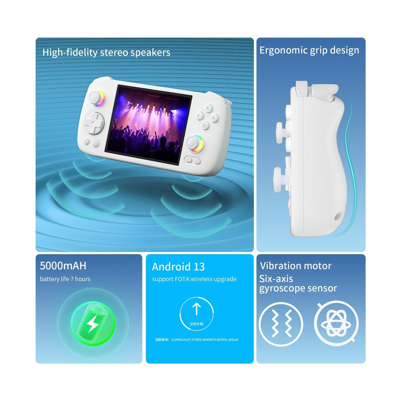 RG 406H Retro Handheld Game Console 4” IPS Screen Android 13 System Built-in…
