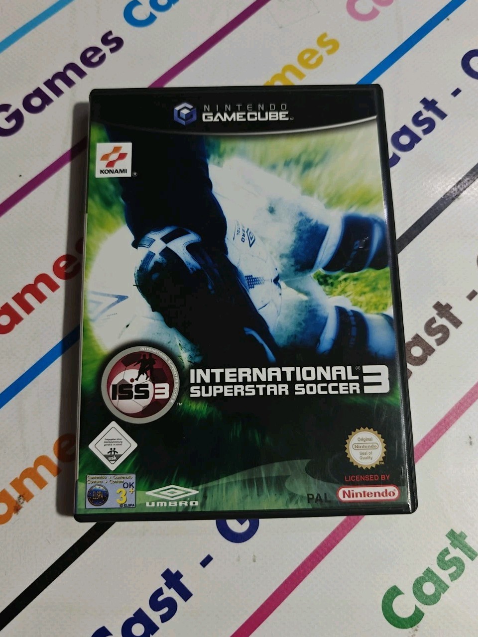 NINTENDO GAMECUBE ISS 3 INTERNATIONAL SUPERSTAR SOCCER MINT COMPLETE ITALY
