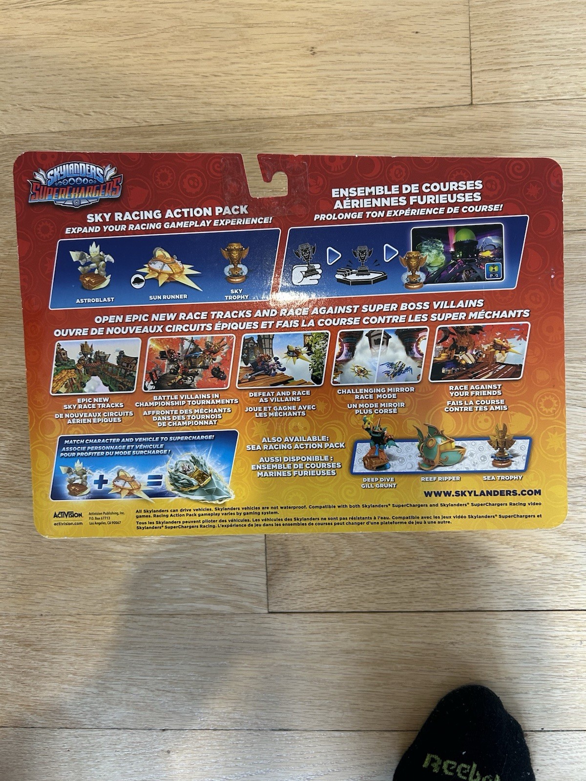 Skylanders Superchargers Sky Racing Action Pack Astroblast Sky Trophy Sun Runner